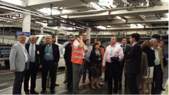 In der Gepäckabfertigungshalle