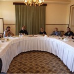 Επίσημο δείπνο προς τιμήν της Πρυτάνεως στη Σχολή της Χάλκης. 